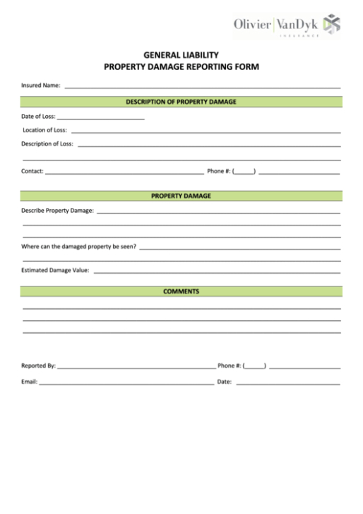 9  Rental Property Damage Report Template Example