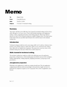 Free Printable Price Negotiation Memorandum Template Word