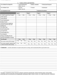 Top  Hydrostatic Pressure Test Report Template Sample