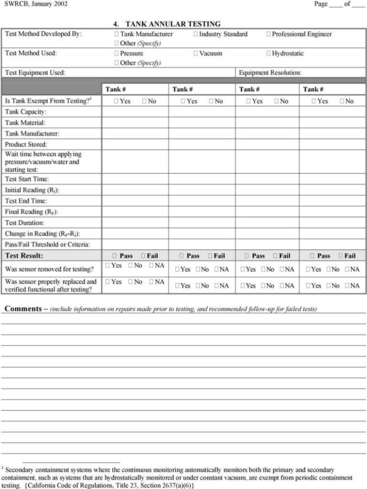 Top  Hydrostatic Pressure Test Report Template Sample