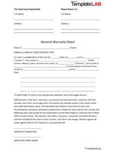 38 warranty deed templates &amp;amp; forms general special  templatelab florida real estate deed template word