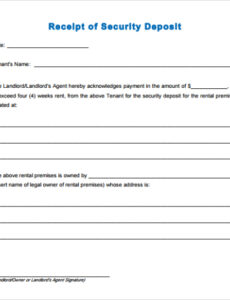 deposit record templates  16 free docs xlsx &amp;amp; pdf samples formats examples forms commercial rent deposit deed template
