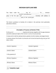 editable michigan deed forms &amp;amp; templates free word pdf odt michigan warranty deed template pdf