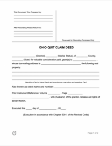 free free quit claim deed forms  pdf  word  rtf oklahoma quit claim deed template pdf