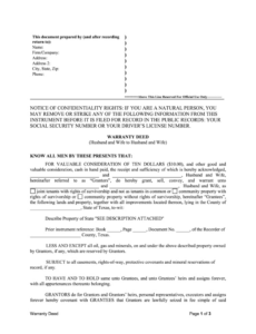 free tx deed real  fill online printable fillable blank  pdffiller texas deed without warranty template pdf
