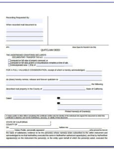 orange county fl quit claim deed form  countyforms florida quit claim deed form template sample