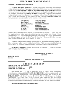 printable deed of sale of motorcycle  deed of sale of motor vehicle know all men motorcycle deed of sale template pdf