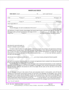 printable free 5 mortgage deed samples &amp;amp; templates in pdf florida mortgage deed template word