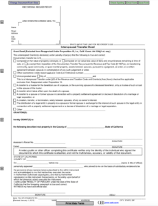 printable guide to your home and mortgage in divorce 2025 california interspousal transfer deed template pdf
