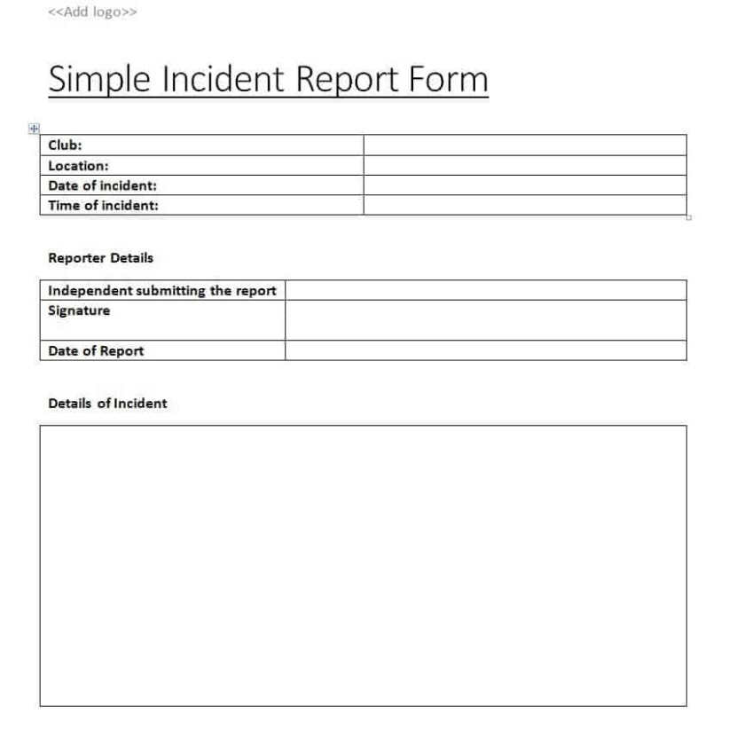 10  Information Security Incident Report Template Pdf