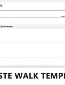 5  Food Waste Report Template Excel