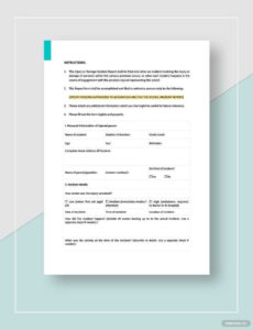 6  After School Incident Report Template Xls