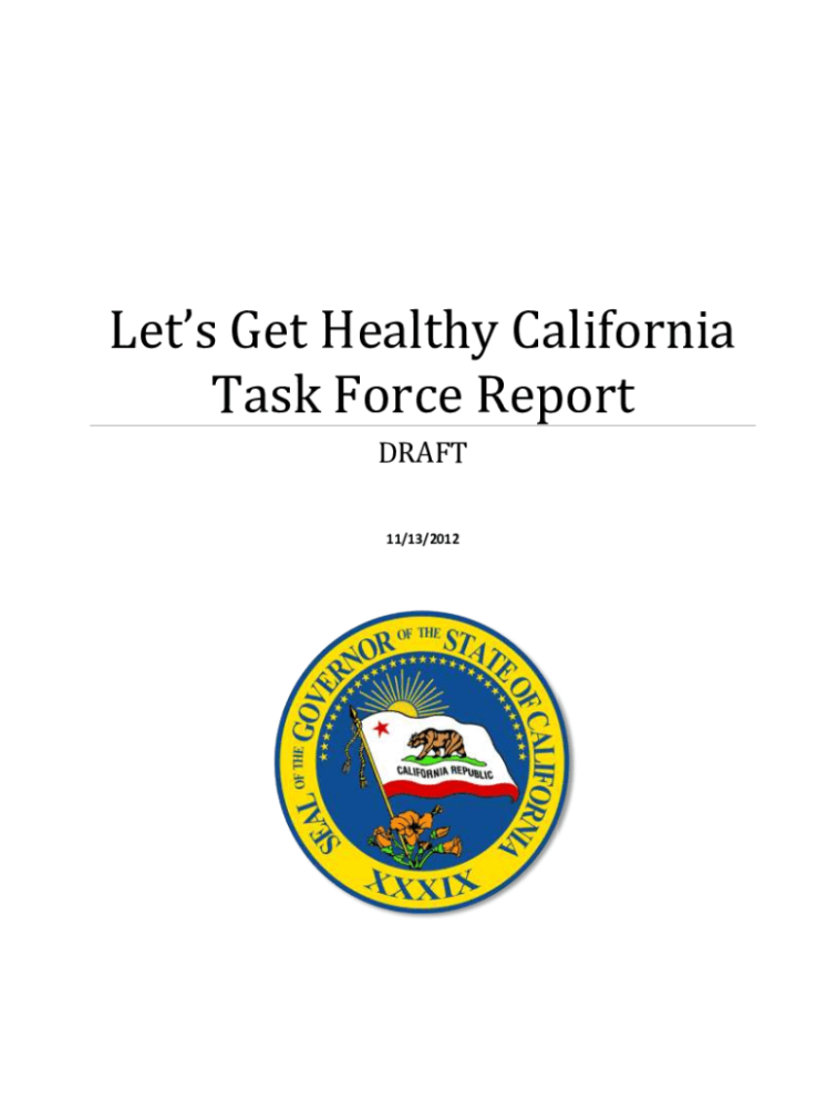 9 Printable Task Force Report Template Sample