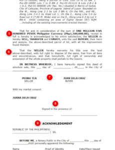 editable deed of sale example philippines  templates sample printables bike sale deed template doc