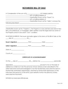 printable how much notarized deed of sale  templates sample printables car sale deed template word