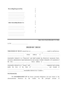 sample 42 comprehensive deed of trust forms word  templatelab charitable trust deed template