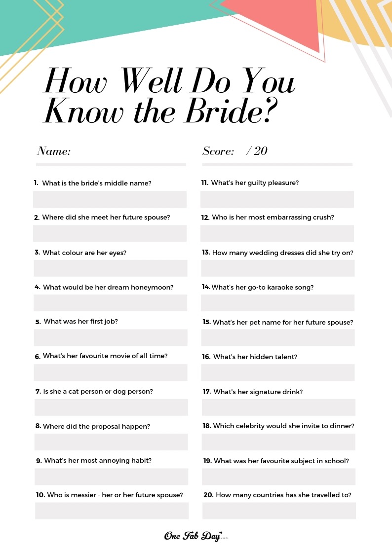 bridal-party-questionnaire-template