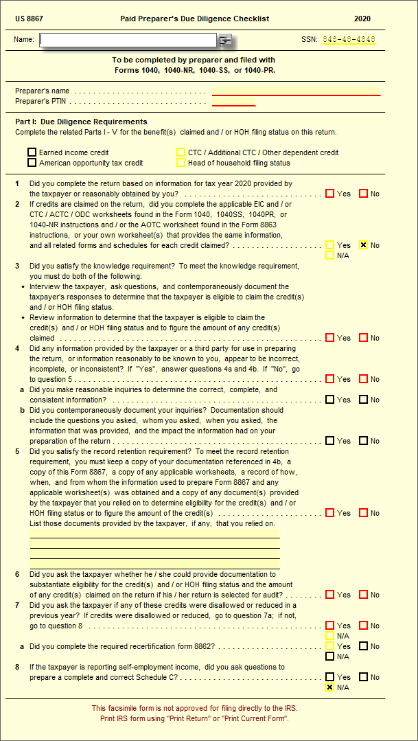 tax-preparer-due-diligence-questionnaire-template