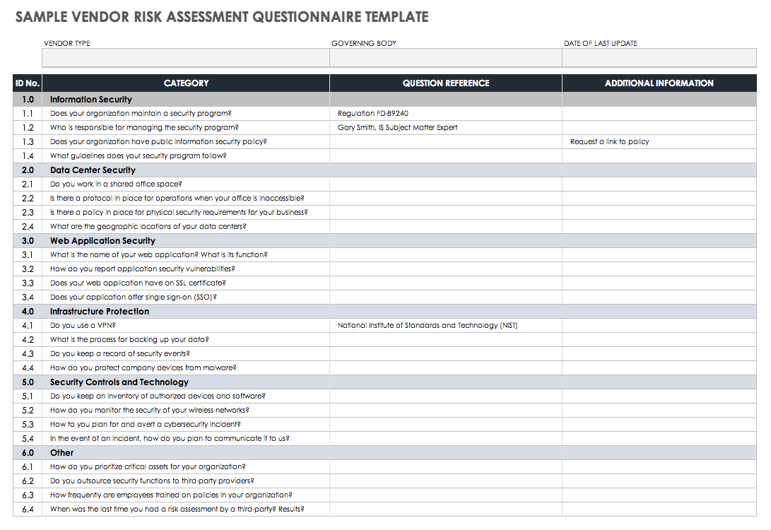 vendor-risk-assessment-questionnaire-template