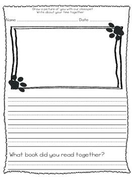 class-pet-writing-journal-template