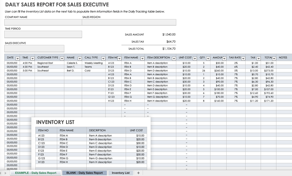 daily-sales-journal-template