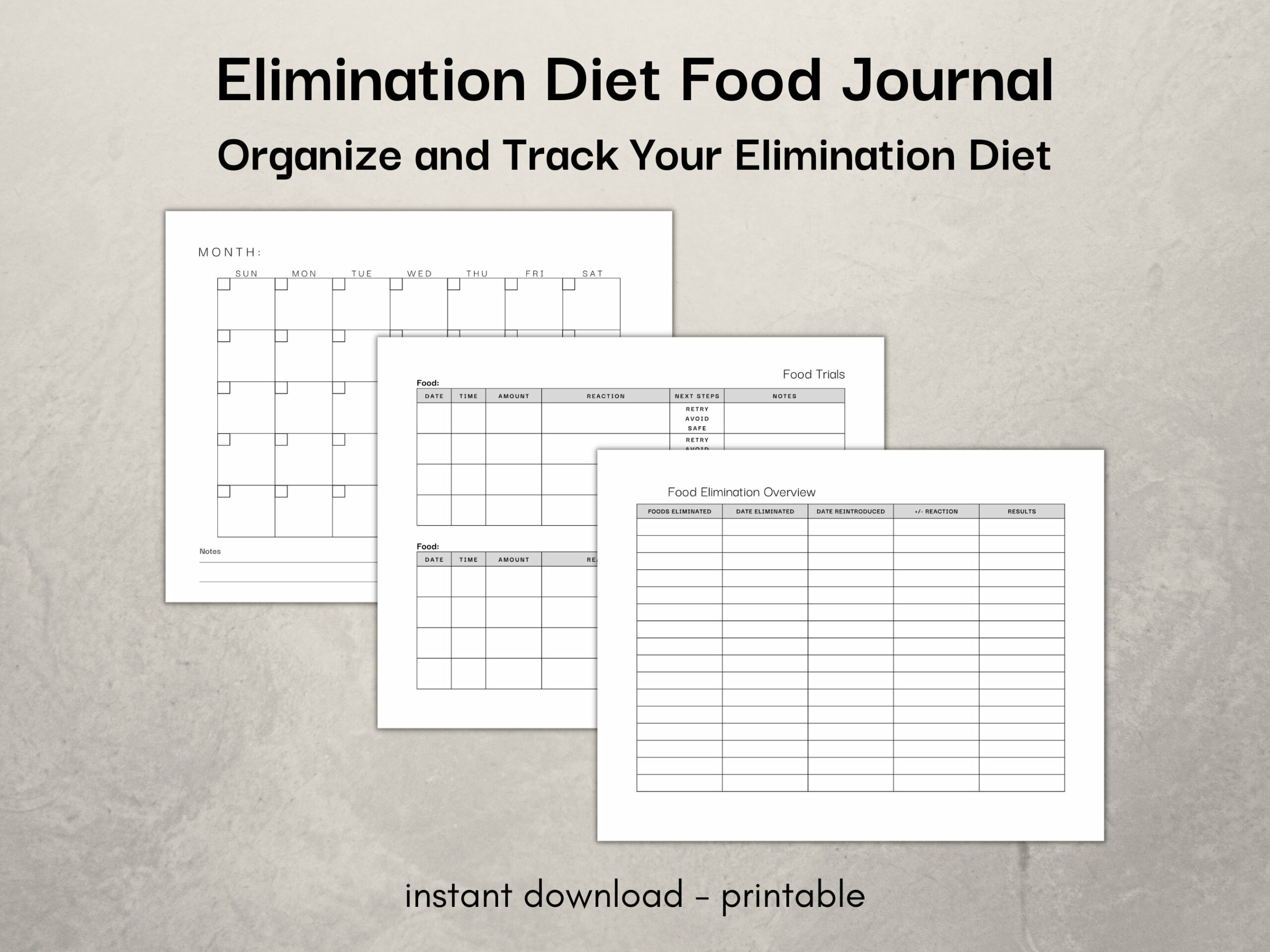 elimination-diet-food-journal-template