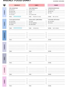food-and-activity-journal-template