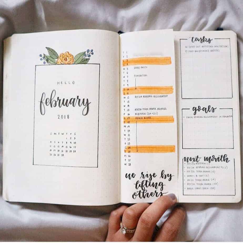 monthly-log-bullet-journal-template