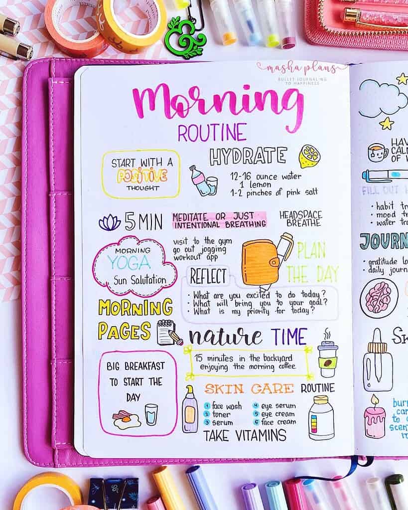 morning-routine-bullet-journal-template