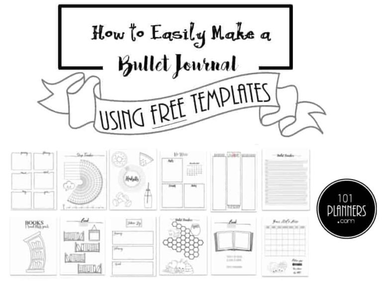 printable-minimalist-bullet-journal-template - Tacitproject
