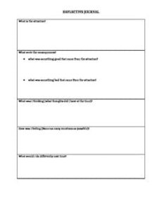 social-work-reflective-journal-template