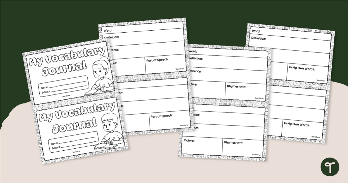 vocabularyjournaltemplate2ndgrade Tacitproject