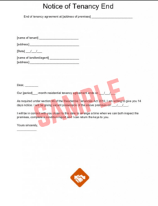 Editable Assured Shorthold Tenancy Notice Template